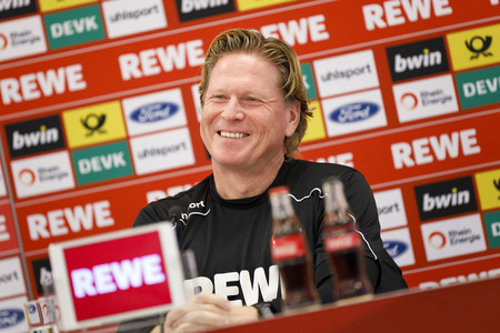 Pressekonferenz des 1. FC Köln in Köln