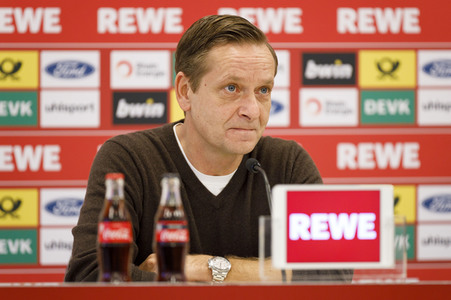 Pressekonferenz des 1. FC Köln in Köln