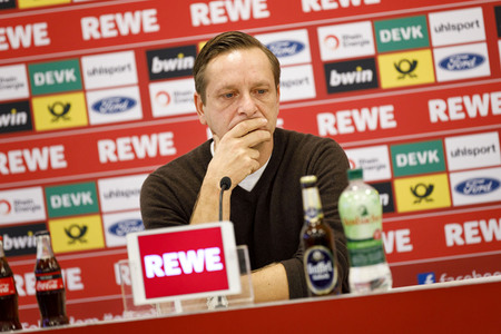 Pressekonferenz des 1. FC Köln in Köln
