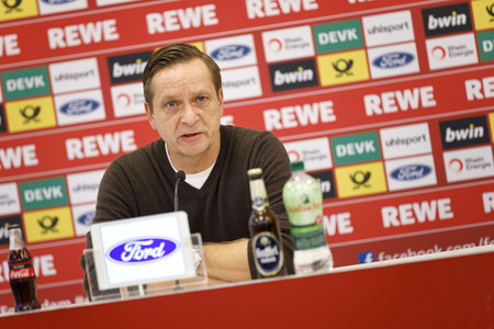 Pressekonferenz des 1. FC Köln in Köln