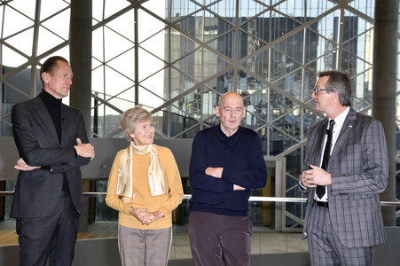 Schlüsselübergabe Axel-Springer-Neubau in Berlin