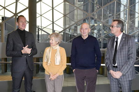 Schlüsselübergabe Axel-Springer-Neubau in Berlin