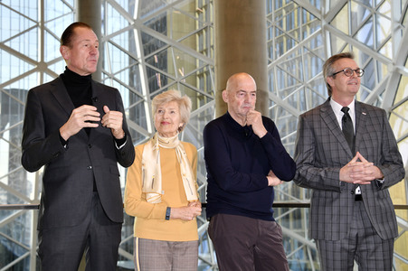 Schlüsselübergabe Axel-Springer-Neubau in Berlin