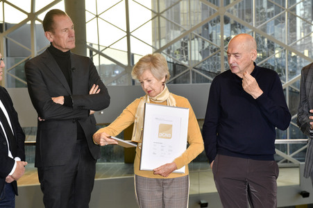 Schlüsselübergabe Axel-Springer-Neubau in Berlin