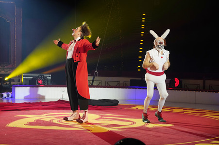 Generalprobe '16. Original Roncalli Weihnachtscircus' in Berlin