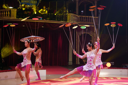 Generalprobe '16. Original Roncalli Weihnachtscircus' in Berlin