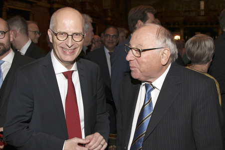 Verleihung der Ehrenbürgerschaft an Kirsten Boie in Hamburg