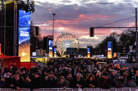 Silvesterparty-Probe in Berlin