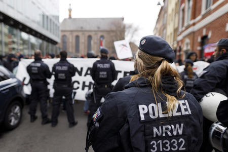 Demonstration gegen den WDR