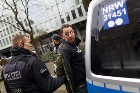 Demonstration gegen den WDR