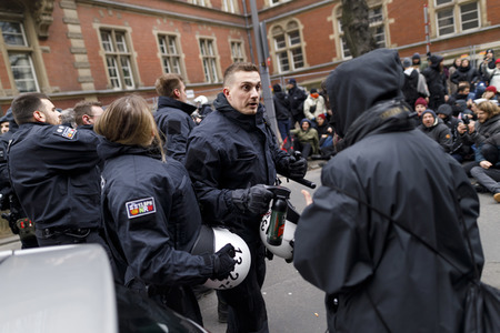 Demonstration gegen den WDR