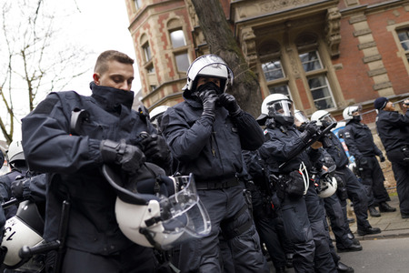 Demonstration gegen den WDR