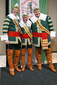Einzug des Kölner Dreigestirns in die Hofburg in Köln