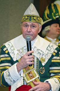 Einzug des Kölner Dreigestirns in die Hofburg in Köln