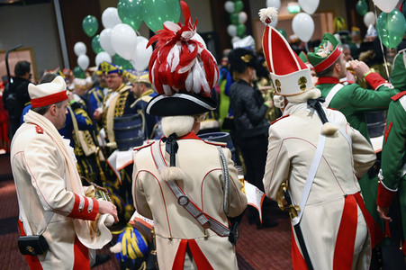 Einzug des Kölner Dreigestirns in die Hofburg in Köln