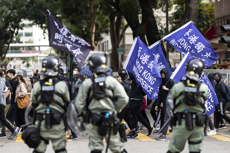 Protest gegen Parallelhandel in Hongkong