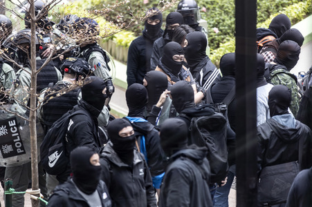 Protest gegen Parallelhandel in Hongkong