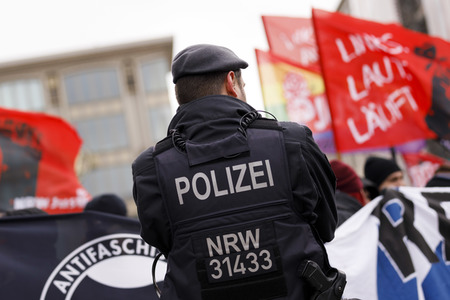 Demonstration gegen den WDR
