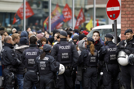 Demonstration gegen den WDR