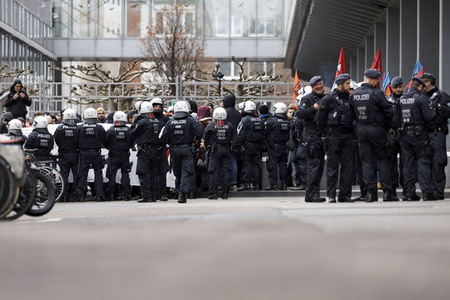 Demonstration gegen den WDR