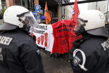 Demonstration gegen den WDR