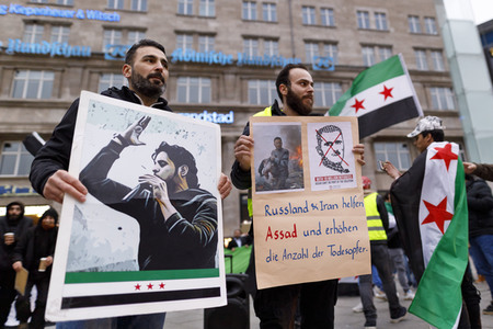 Demonstration gegen Assad und Putin
