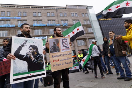 Demonstration gegen Assad und Putin