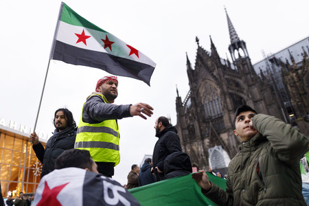 Demonstration gegen Assad und Putin