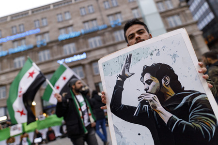 Demonstration gegen Assad und Putin