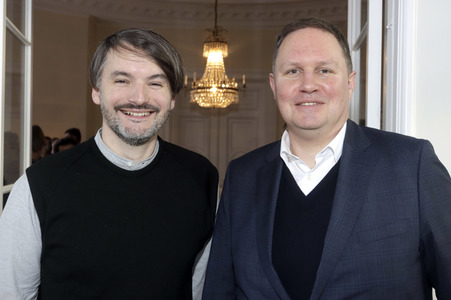 Senatsfrühstück für Schriftsteller Sasa Stanisic in Hamburg