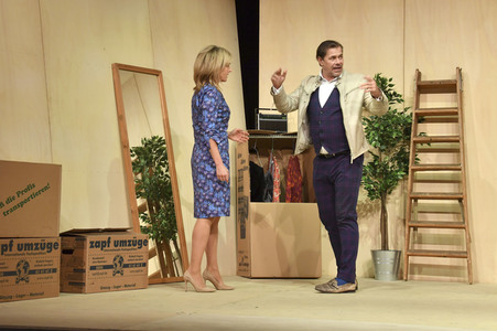 Theaterprobe 'Trennung frei Haus' in München