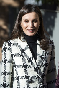 Königin Letizia besucht eine Sitzung der FEDER in Madrid