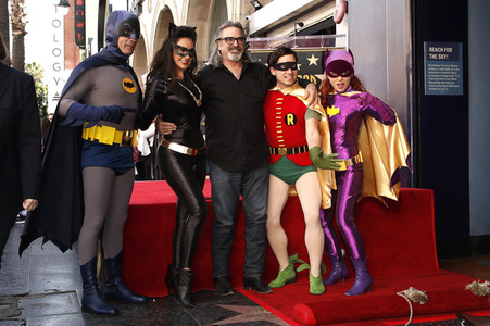 Burt Ward erhält einen Stern auf dem Hollywood Walk of Fame in Los Angeles