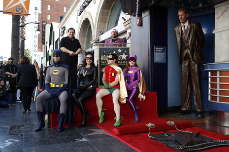 Burt Ward erhält einen Stern auf dem Hollywood Walk of Fame in Los Angeles