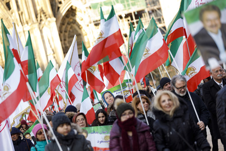 Iran-Demo in Köln