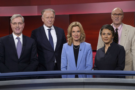 Talkshow 'hart aber fair' in Berlin