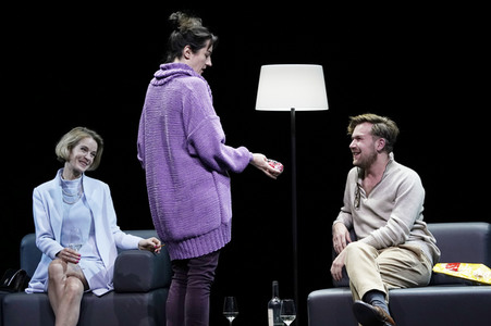 Theaterprobe 'Drei Mal Leben' in Berlin