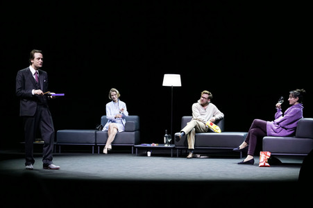 Theaterprobe 'Drei Mal Leben' in Berlin