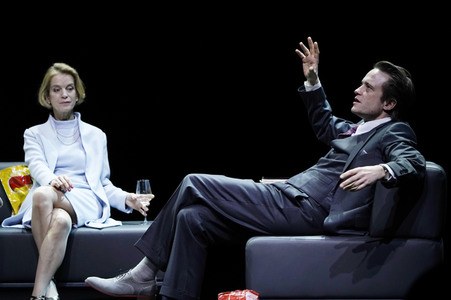 Theaterprobe 'Drei Mal Leben' in Berlin