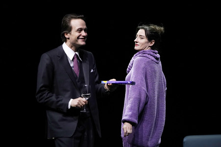 Theaterprobe 'Drei Mal Leben' in Berlin