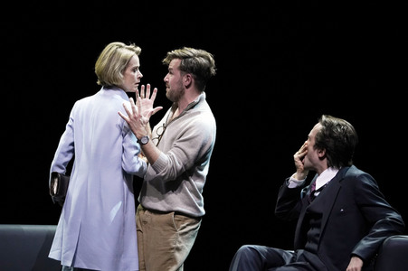 Theaterprobe 'Drei Mal Leben' in Berlin