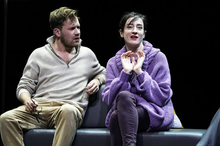 Theaterprobe 'Drei Mal Leben' in Berlin