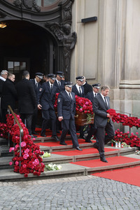 Trauerfeier für Jan Fedder in Hamburg