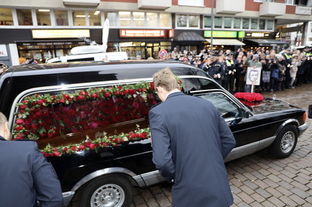 Trauerfeier für Jan Fedder in Hamburg