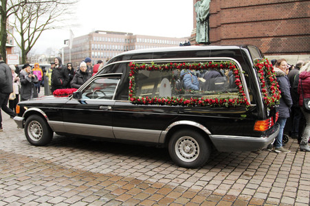 Trauerfeier für Jan Fedder in Hamburg