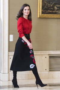 Audienz mit Königin Letizia in Madrid