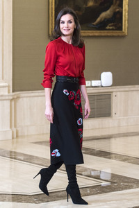 Audienz mit Königin Letizia in Madrid