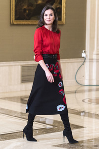 Audienz mit Königin Letizia in Madrid