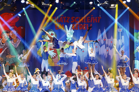 ZDF-Karnevalssendung 'Kölle Alaaf - Die Mädchensitzung' in Köln