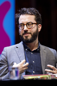 Jonathan Safran Foer und Robert Stadlober auf der lit.cologne 2020 in Köln